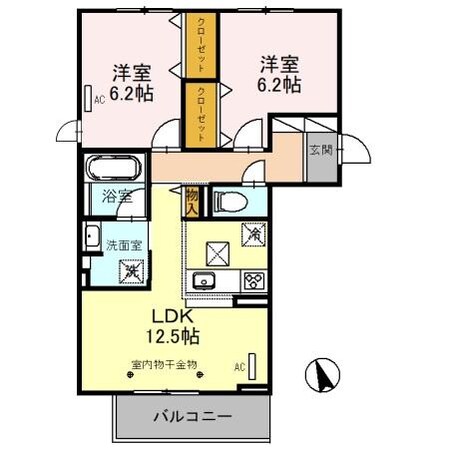 アザレアの物件間取画像